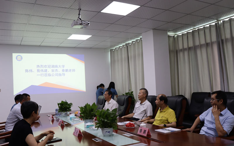湖南大學陳偉副書記一行蒞臨公司調研指導 | 濃濃關懷，殷殷期盼